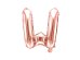 Foil Balloon Letter ''W'', 35cm, rose gold