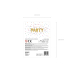 Foil Balloon Letter ''W'', 35cm, gold
