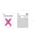 Foil Balloon Letter ''X'', 35cm, dark pink