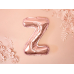 Foil Balloon Letter ''Z'', 35cm, rose gold