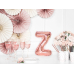 Foil Balloon Letter ''Z'', 35cm, rose gold