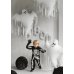 Foil Balloon Ghost with Tassels, 93x86 cm, mix