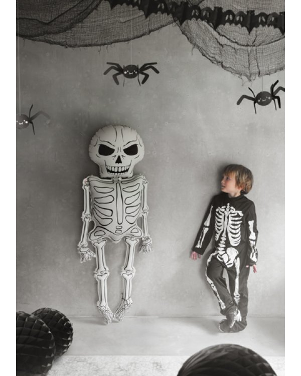 Foil Balloon Skeleton XXL, 46x129 cm, mix