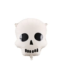 Foil Balloon Skull, 36x41 cm, mix