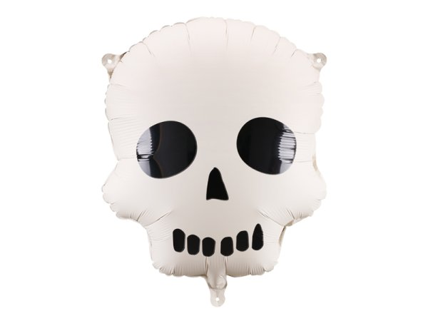 Foil Balloon Skull, 36x41 cm, mix