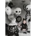 Foil Balloon Skull, 36x41 cm, mix
