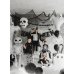 Foil Balloon Skull, 36x41 cm, mix