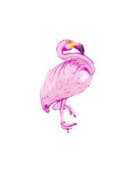Foil balloon Flamingo, pink, 70x95cm