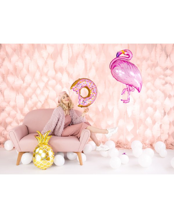 Foil balloon Flamingo, pink, 70x95cm