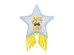 Foil balloon Star with tassels Minions, 72x72 cm, mix
