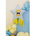 Foil balloon Star with tassels Minions, 72x72 cm, mix
