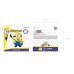 Foil balloon Minion Mel, 72x64 cm, mix