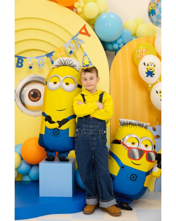 Foil balloon Minion Tim, 40x100 cm, mix