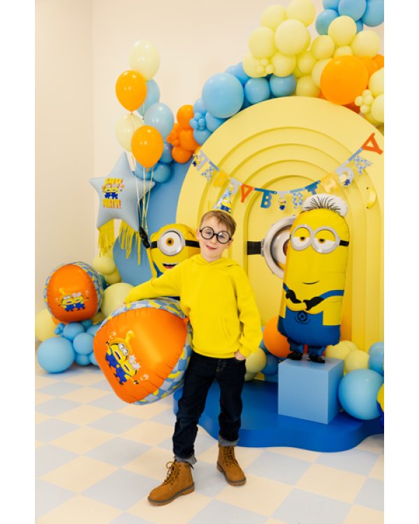 Foil balloon Minion Tim, 40x100 cm, mix
