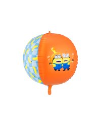 Foil balloon Ball with Minions, 75 cm, mix