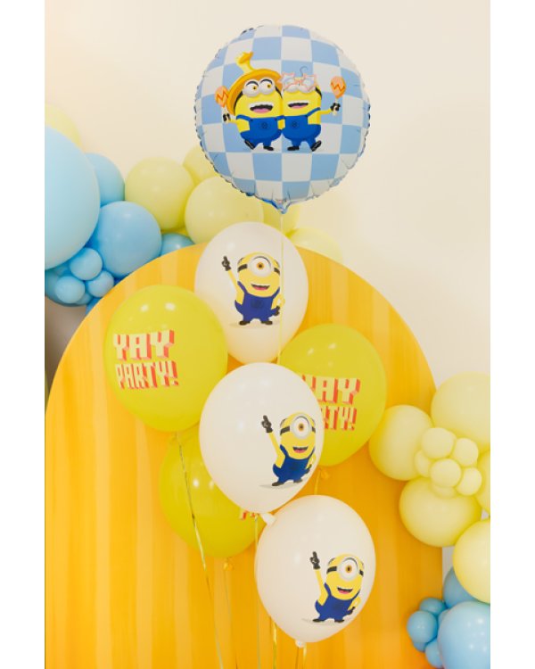 Foil balloon tablet Minions, 35x35 cm, mix