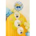 Foil balloon tablet Minions, 35x35 cm, mix