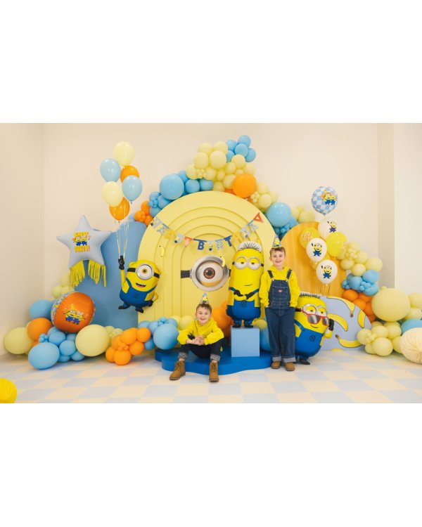 Foil balloon tablet Minions, 35x35 cm, mix