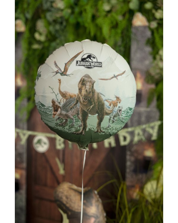Foil balloon tablet Jurassic World, 35x35 cm, mix