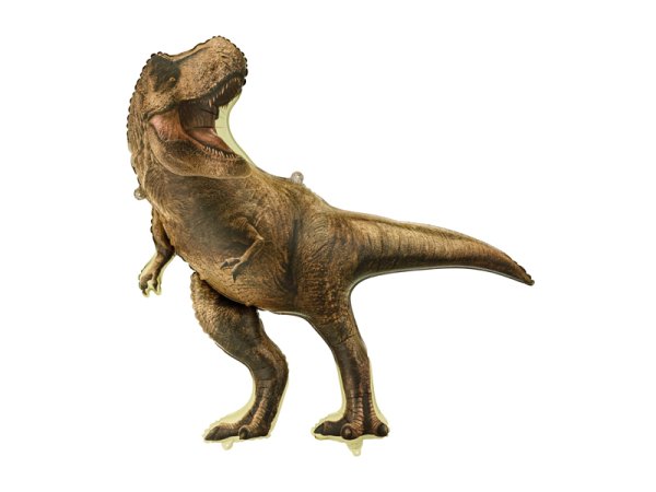 Foil balloon Jurassic World T-Rex, 92x98 cm, brown