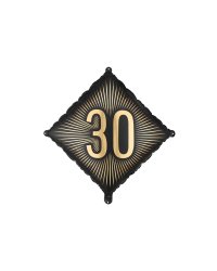 Foil Balloon ''30'', 46x46 cm, mix