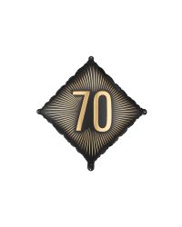 Foil Balloon ''70'', 46x46 cm, mix