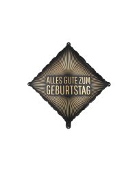 Foil Balloon ''Alles Gute zum Geburtstag'', 46x46 cm, mix