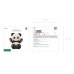 Foil balloon Panda, 68x72 cm, mix