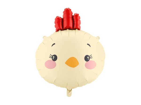 Foil balloon Chicken, 51x59 cm, mix