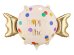 Foil balloon Candy Happy Birthday, 61x37 cm, mix