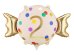 Foil balloon Candy ''2'', 61x37 cm, mix