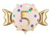 Foil balloon Candy ''5'', 61x37 cm, mix
