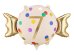 Foil balloon Candy ''7'', 61x37 cm, mix