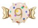 Foil balloon Candy ''9'', 61x37 cm, mix