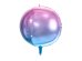 Foil Balloon Ombre Ball, violet and blue, 35cm