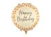Foil balloon tablet ''Happy Birthday'' with leopard print, 35x35 cm, mix