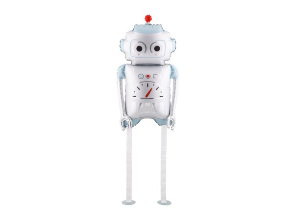 Foil balloon Robot, 37x80 cm, mix