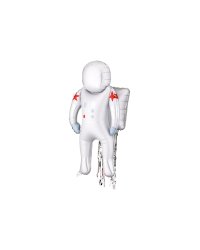 Foil balloon Astronaut, 45x81 cm, mix
