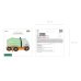 Foil balloon Concrete Mixer, 81x48 cm, mix