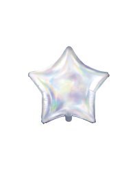 Foil Balloon Star, 48cm, iridescent