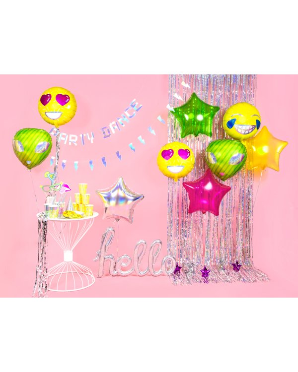 Foil Balloon Star, 48cm, iridescent