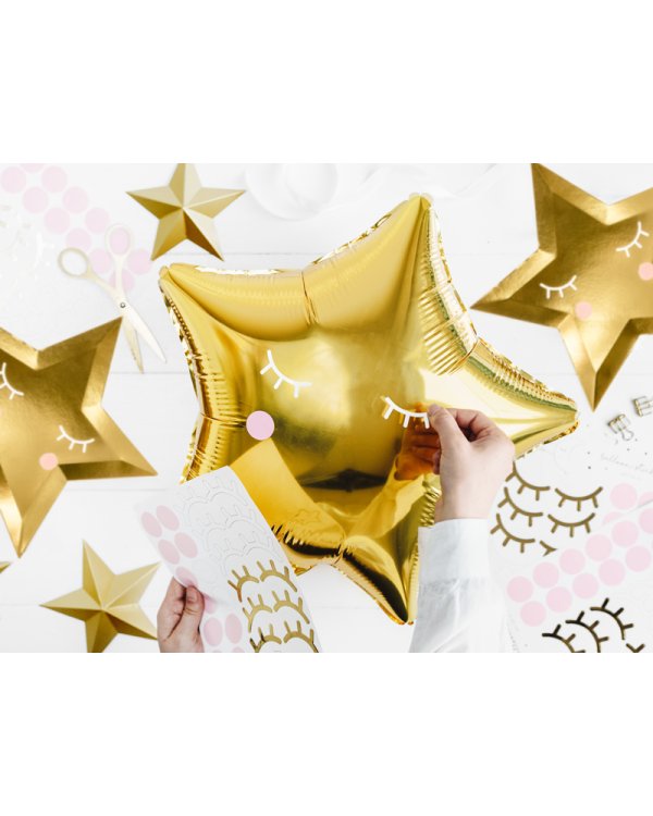 Foil Balloon Star, 48cm, gold