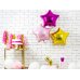 Foil Balloon Star, 48cm, light pink