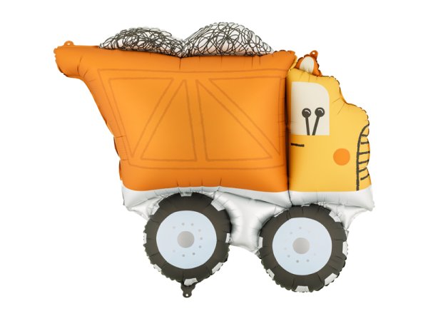 Foil balloon Truck, 87x69 cm, mix