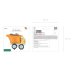 Foil balloon Truck, 87x69 cm, mix