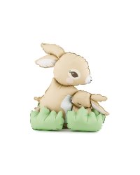 Standing foil balloon Bunnies, 51x60 cm, mix