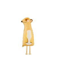 Standing foil balloon Meerkat, 28x70 cm, mix