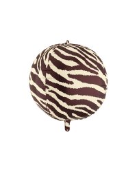 Foil balloon Zebra Stripes Ball, 75 cm, mix
