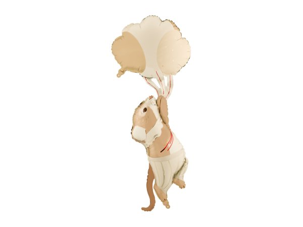 Foil balloon Mouse with balloons, 44x104 cm, mix