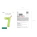 Foil balloon Number ''7'', 86cm, light green
